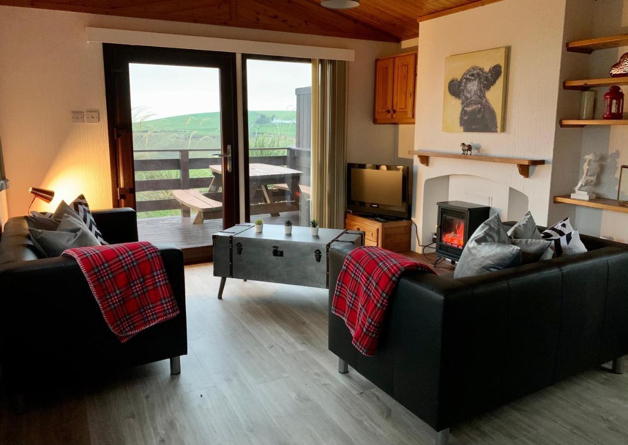 Lodge Cabin With Fabulous Views - Farm Holiday Stranraer Εξωτερικό φωτογραφία