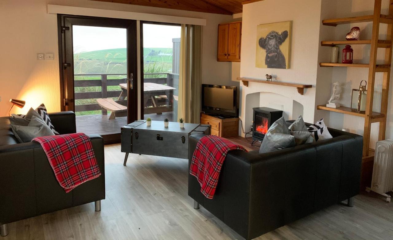 Lodge Cabin With Fabulous Views - Farm Holiday Stranraer Εξωτερικό φωτογραφία
